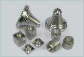 collection of aluminium turning and machining