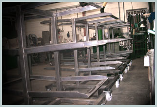 welding and fabrication of steel racking