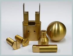cnc machined brass components