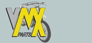 Vintage motocross parts logo